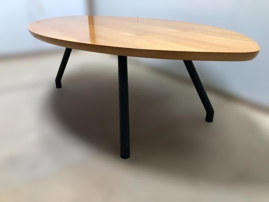 センターテーブル 楕円 シンプル ローテーブル おしゃれ 1230-