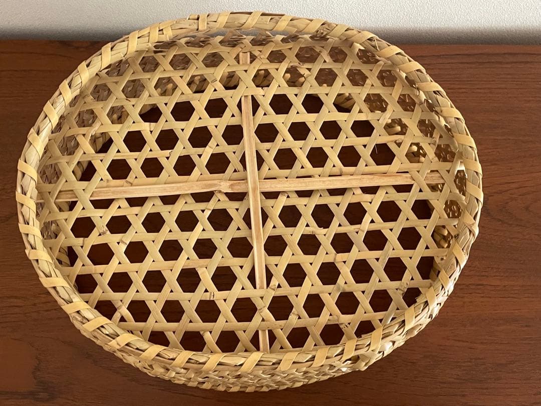 長野戸隠　根曲竹　茶碗かご（特大）