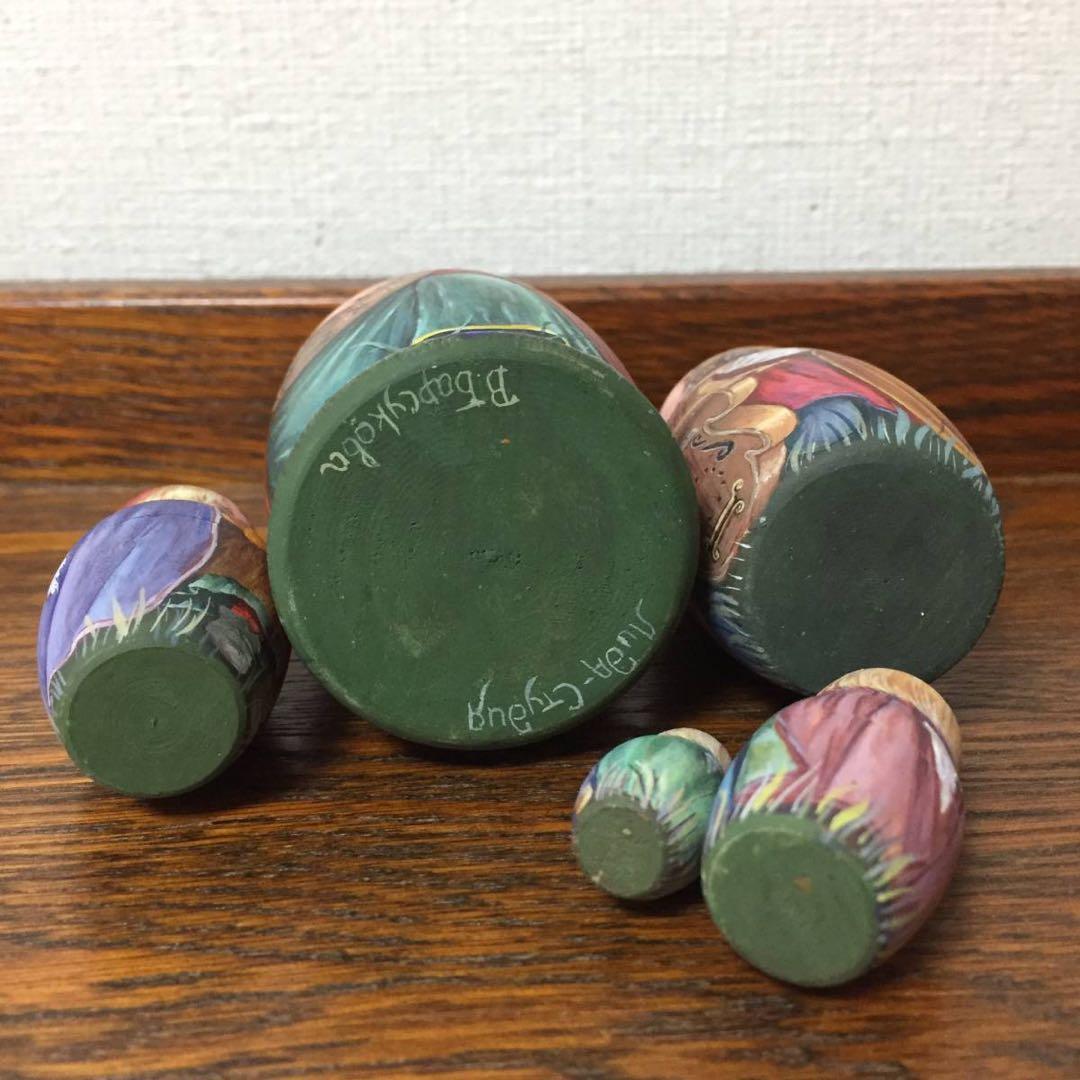 ロシア雑貨☆天使マトリョーシカ♪(5P)オーケストラ リダ工房