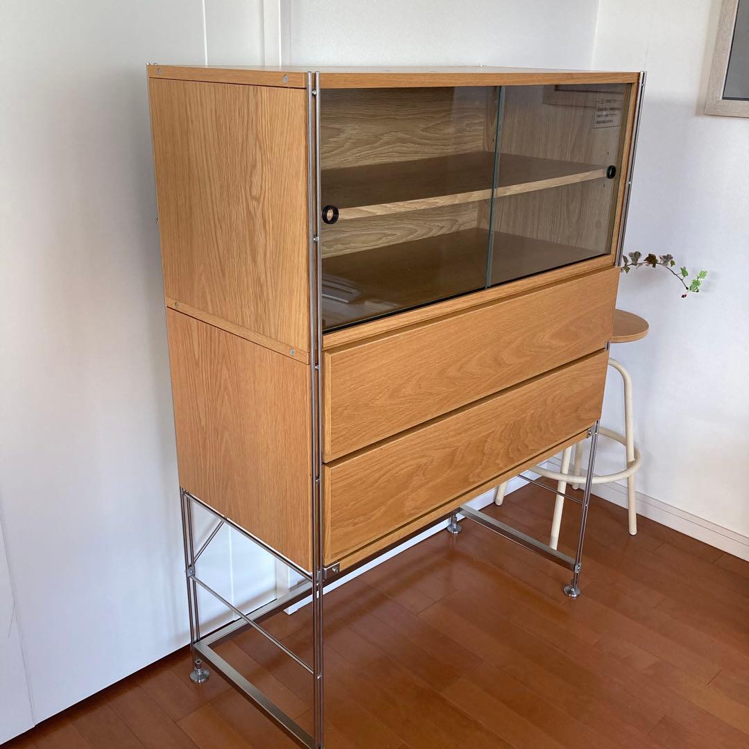 無印　ステンレスユニットシェルフ