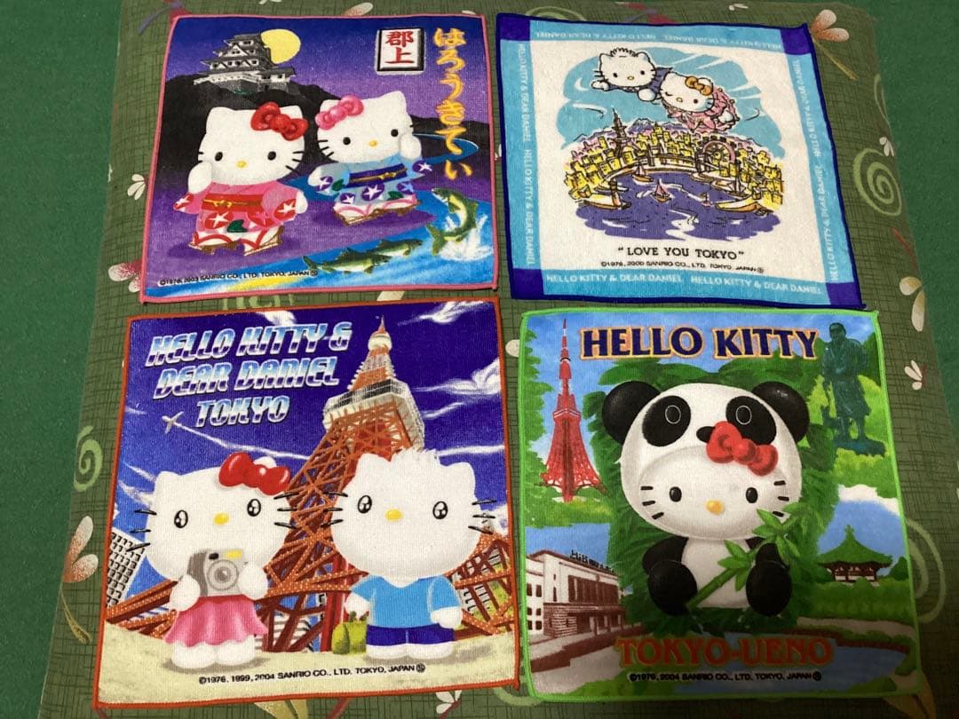 ハローキティ　ご当地タオルハンカチ