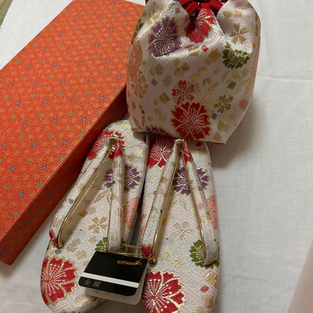 七五三　草履、巾着袋セット