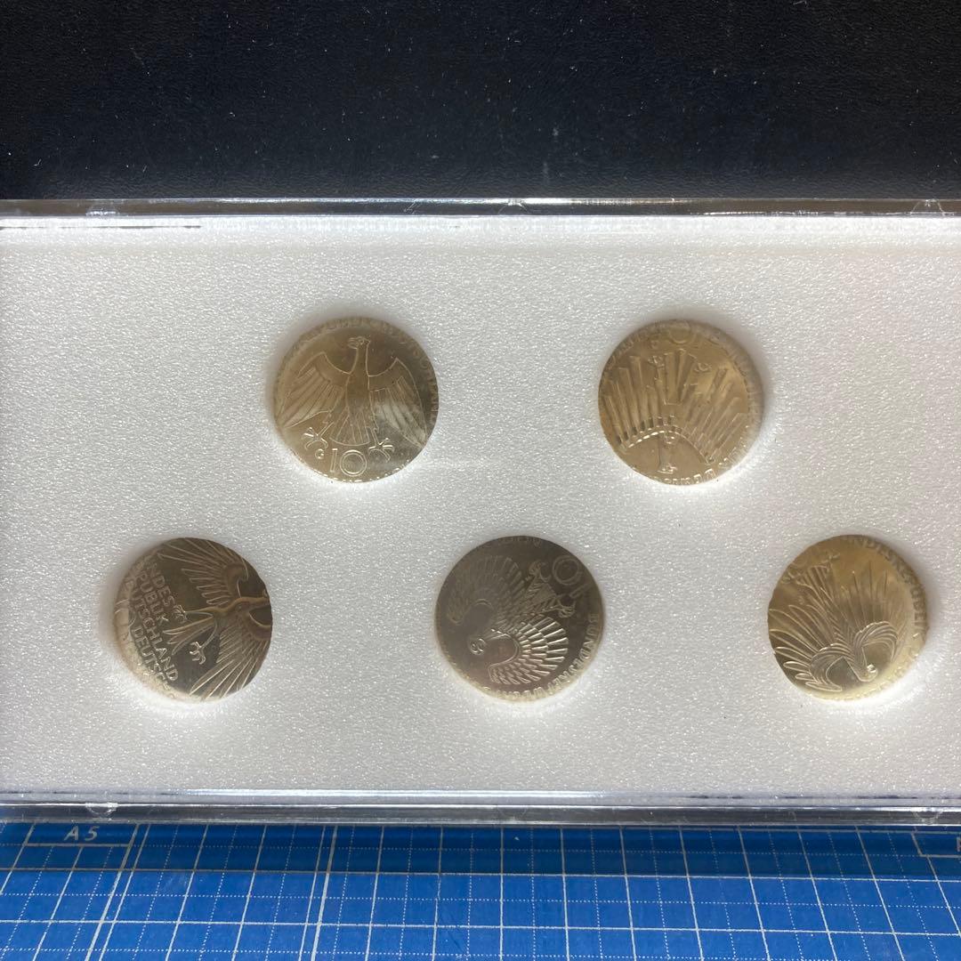 ミュンヘンオリンピック記念銀貨 10マルク 5点セット - メルカリ