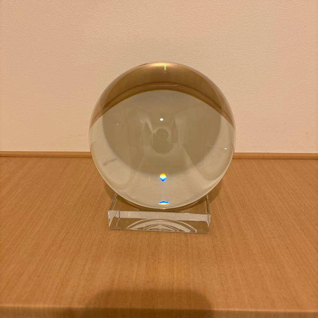 バカラ シリウス 水晶玉 15センチ 台座付き 丸玉 スフィア