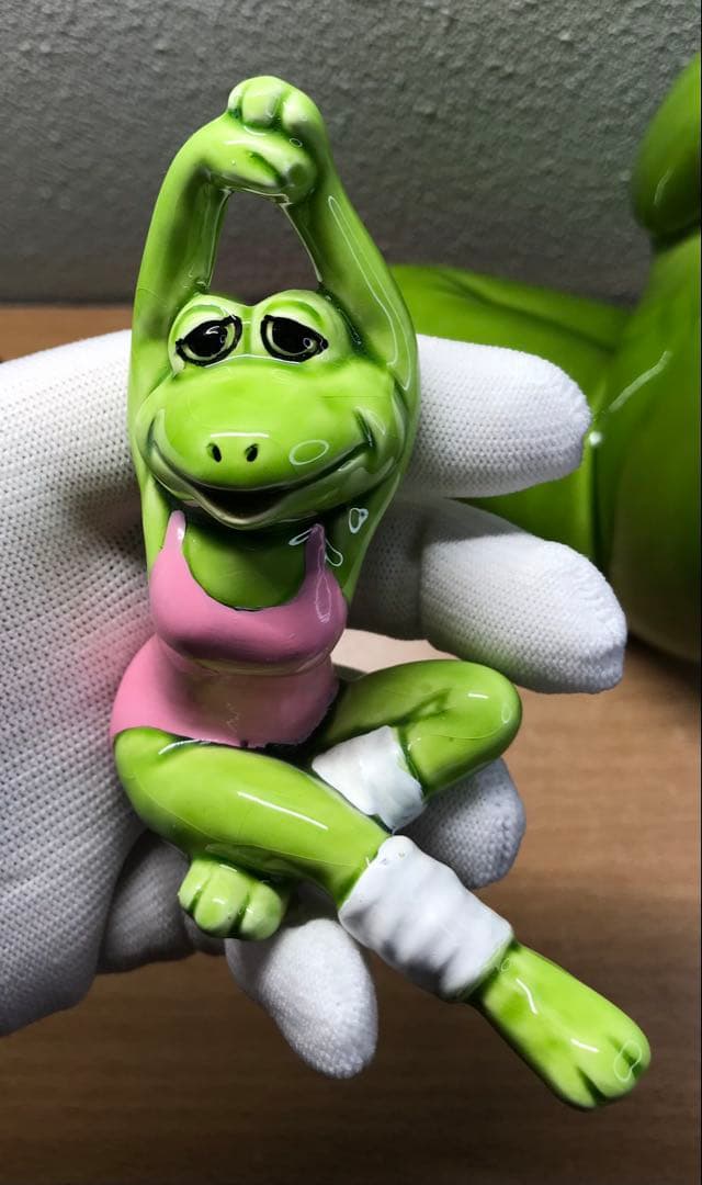 美品 【レトロ】カエル セブンコーポレーション　置物セット7体　かえる　蛙