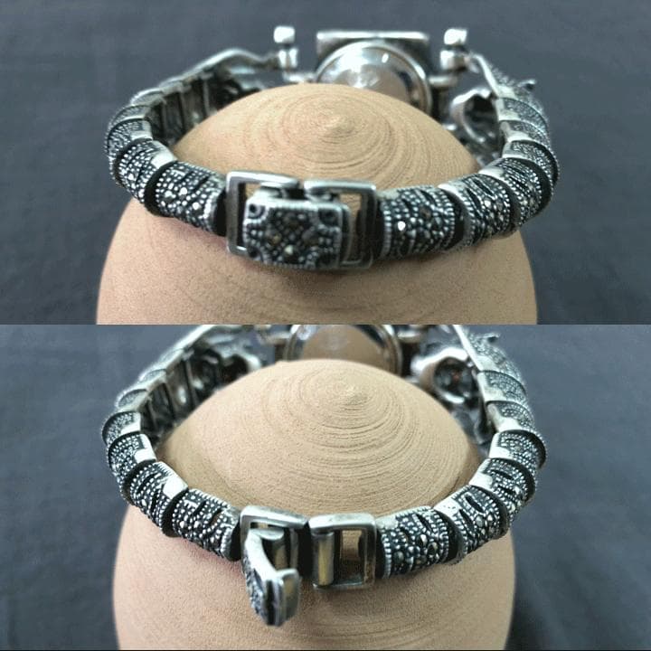 マーカサイトブレスウォッチＭＫ０７ヴィンテージ925　ルビーアイパンサー