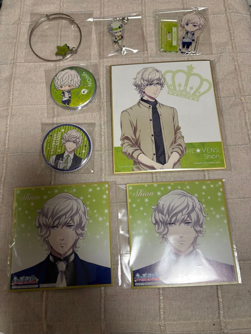 うたプリ 天草シオン 缶バッジ ミニアクスタ ミニ色紙 チャーム - メルカリ