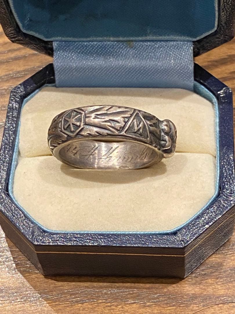 tks 私物骸骨名誉指輪　ミリタリードイツ　第二次大戦　スカルリング