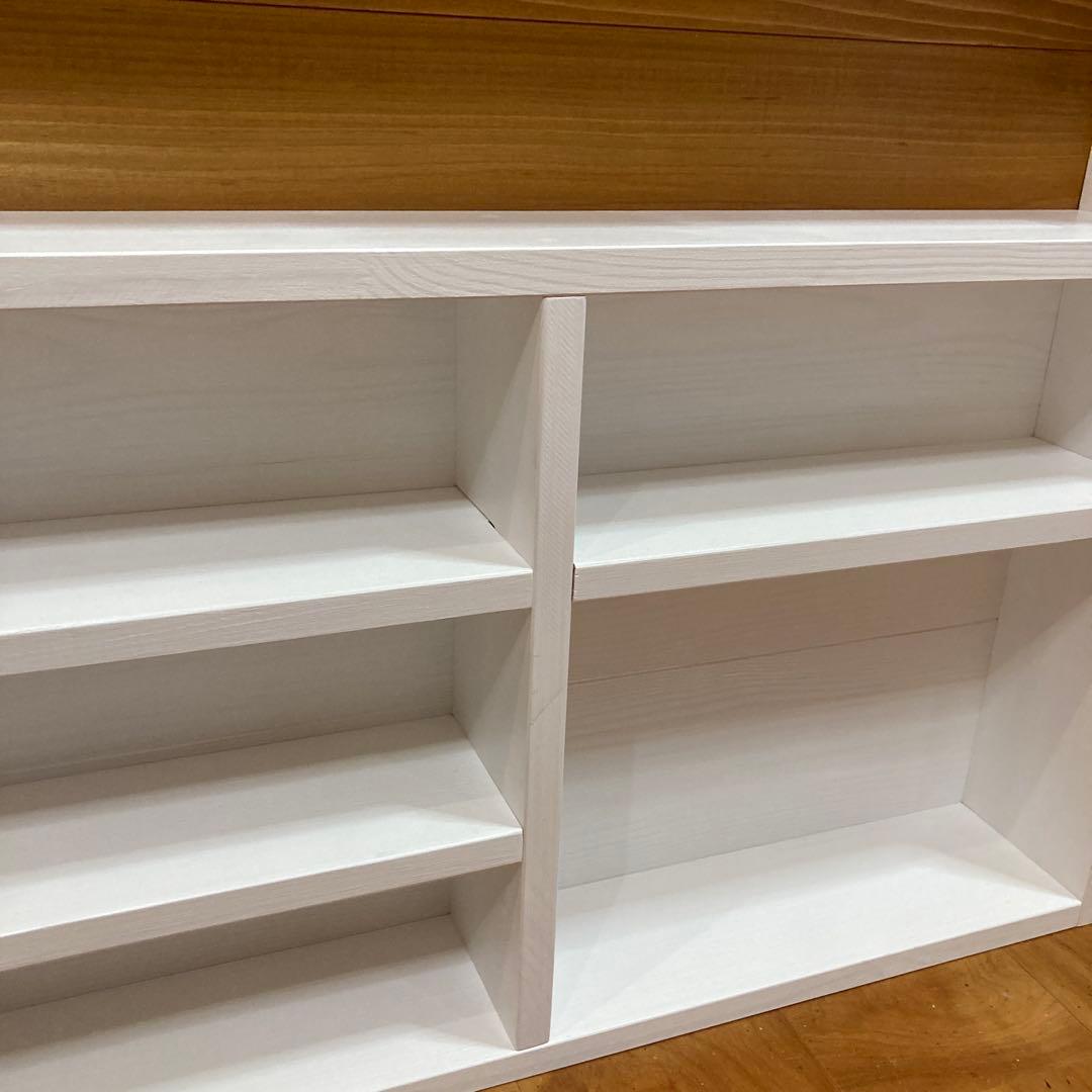 調味料ラック シェルフ 飾り棚 幅74cm パイン集成材