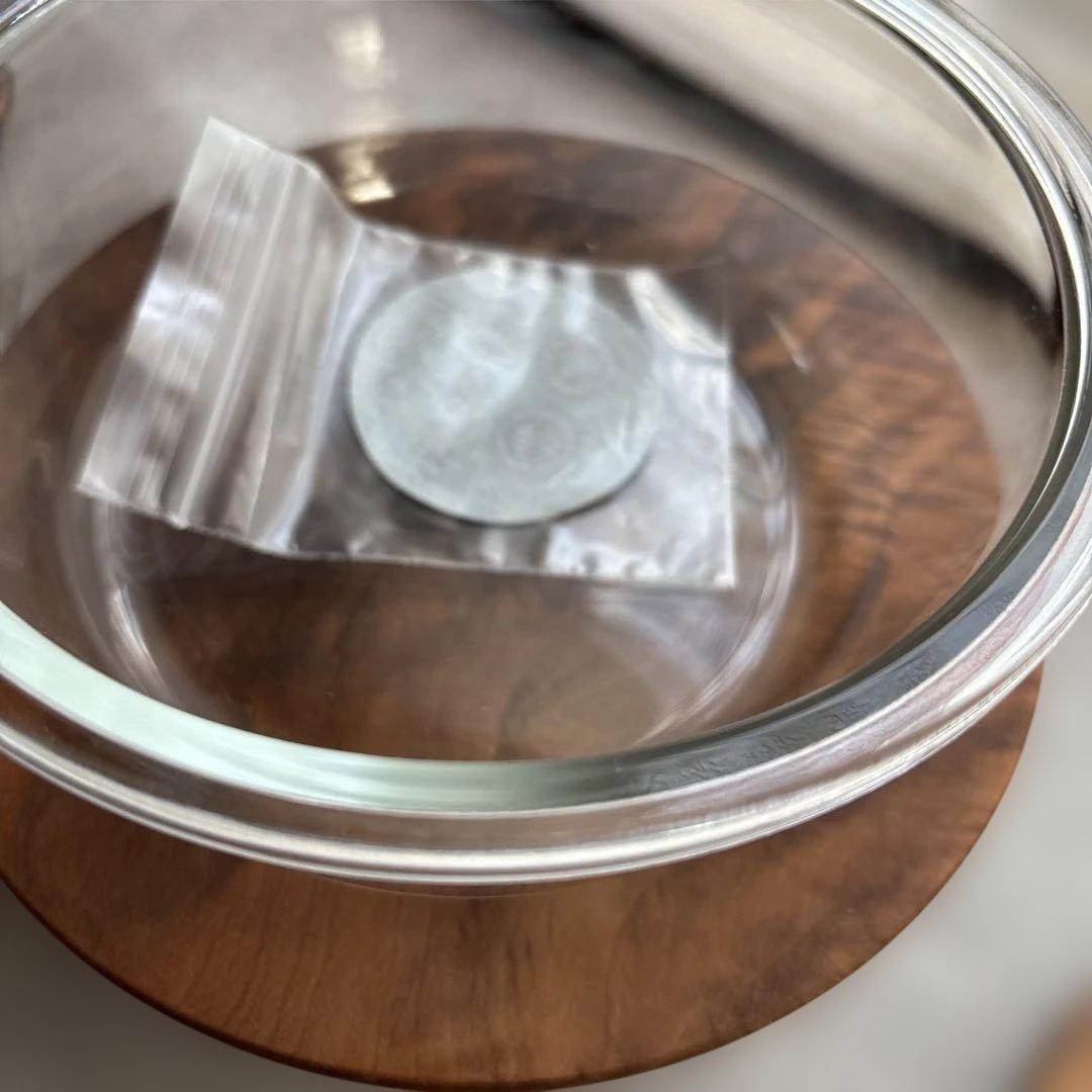 a.depeche アデペシュ ヌーン ガラス×ウォルナット 保存容器 3個