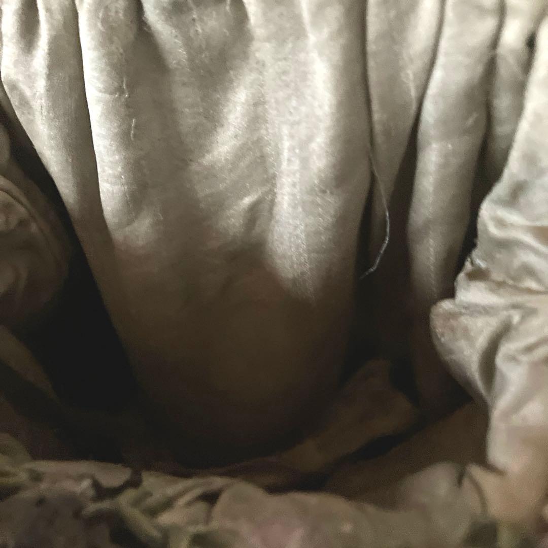 フランスアンティークベロアバッグ　フランスアンティークヴィクトリアバッグ　がま口