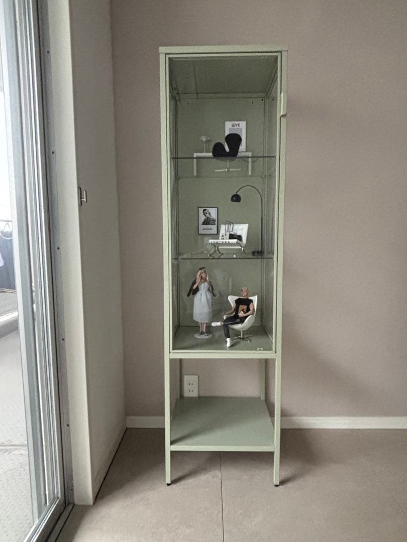 IKEA RUDSTA ルードスタ コレクションケース ライトグリーン