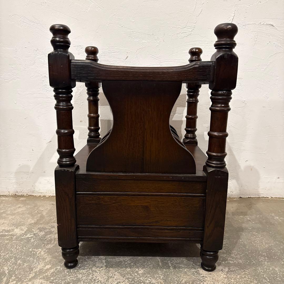 年末年始saleヴィンテージ　マガジンラック　引き出し付き　2