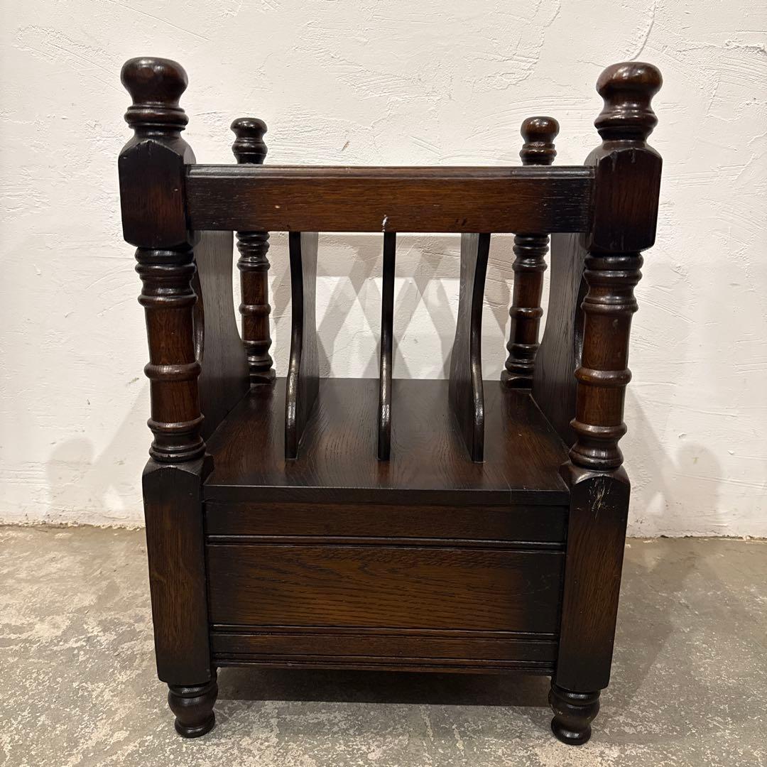 年末年始saleヴィンテージ　マガジンラック　引き出し付き　2