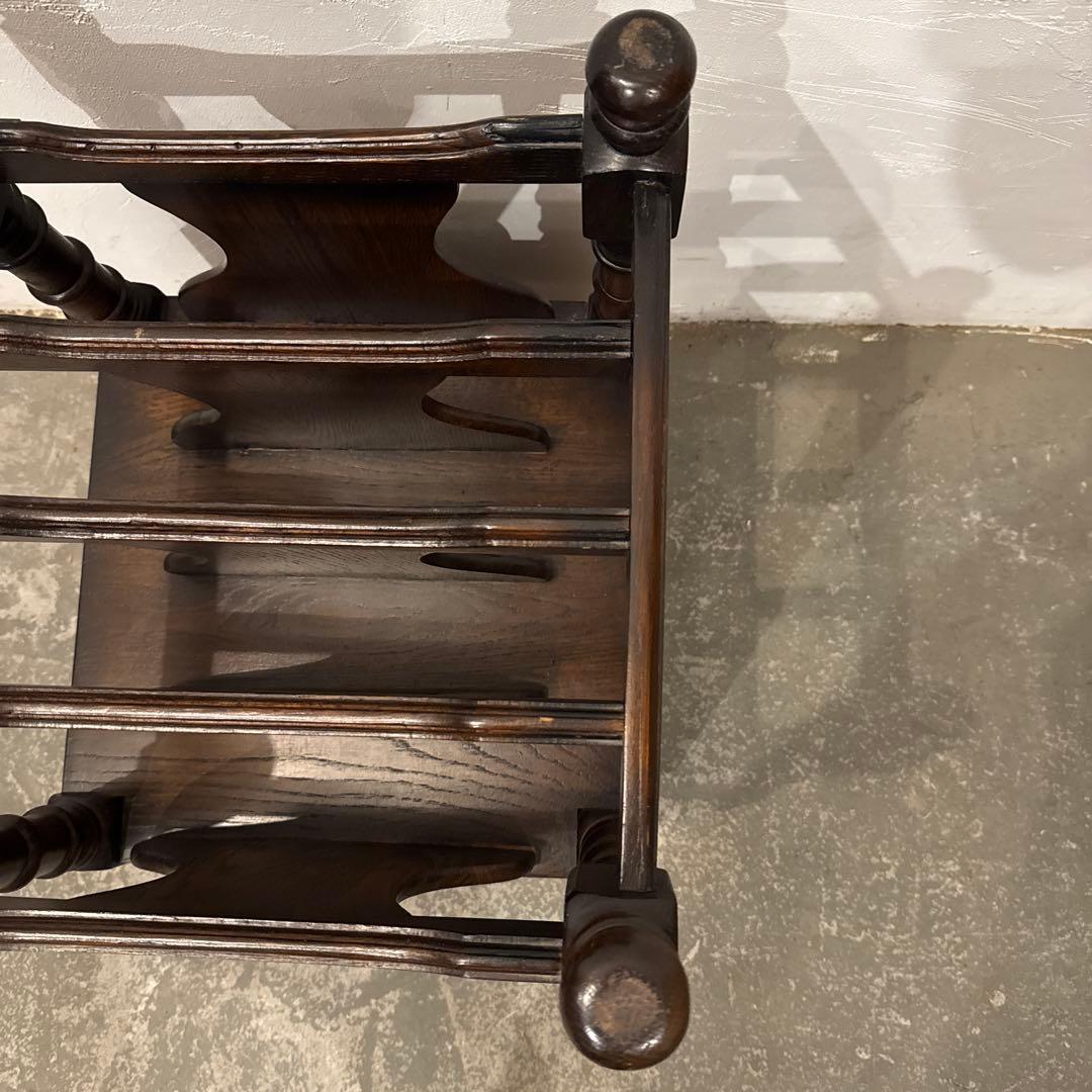 年末年始saleヴィンテージ　マガジンラック　引き出し付き　2