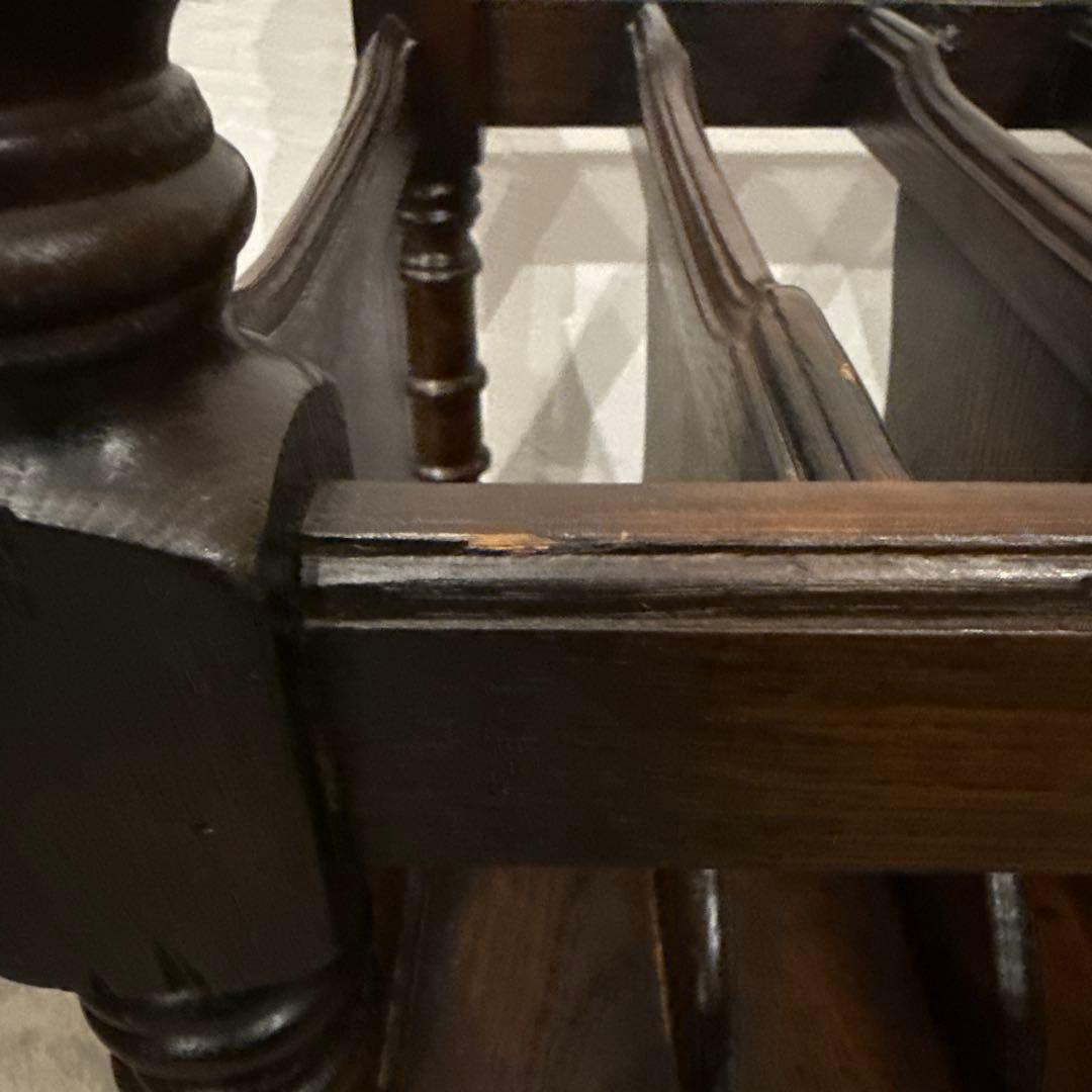 年末年始saleヴィンテージ　マガジンラック　引き出し付き　2