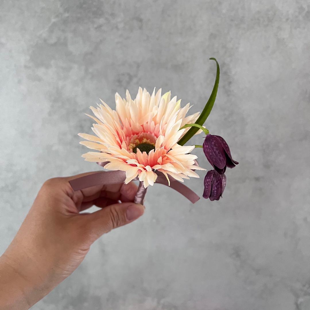 アーティフィシャルフラワー ウェディングブーケ ガーベラ