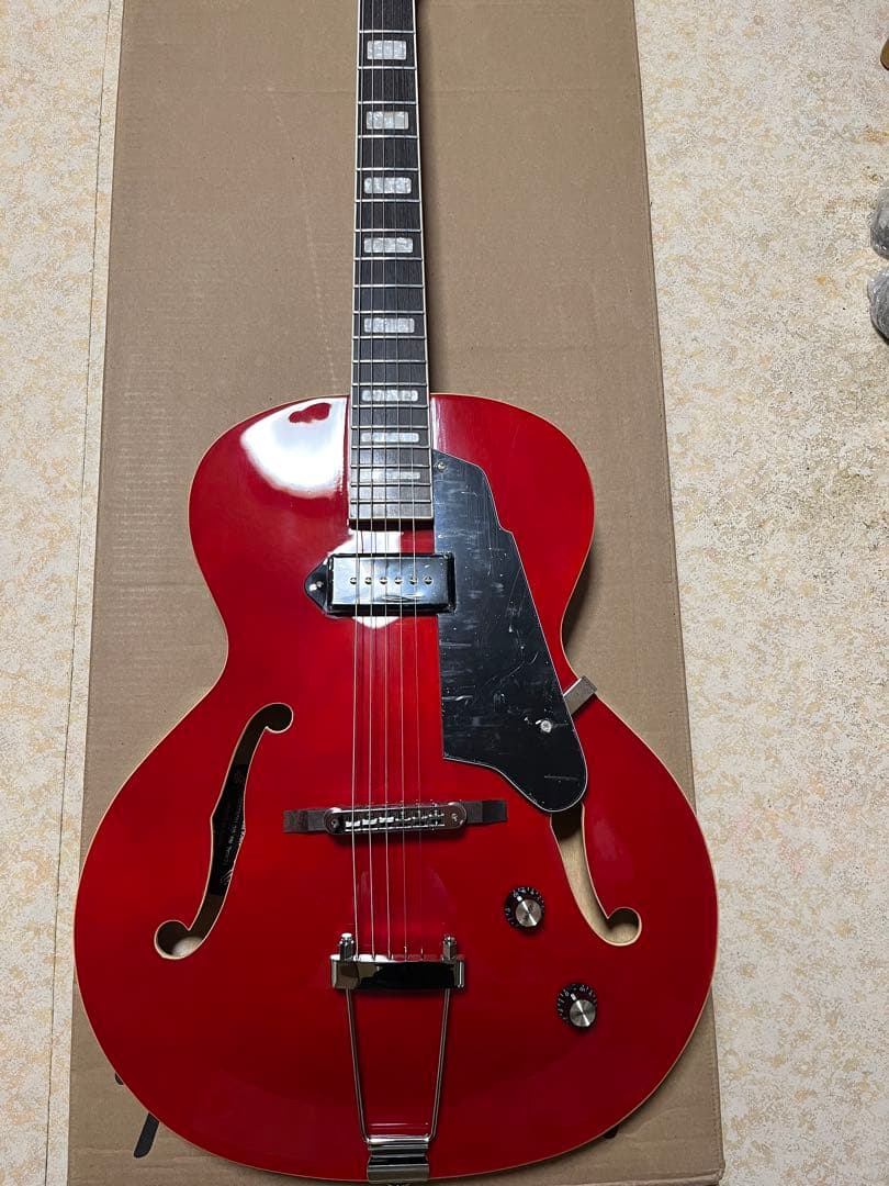 GROTE Jazz Electric Guitar Semi(RED) - メルカリ