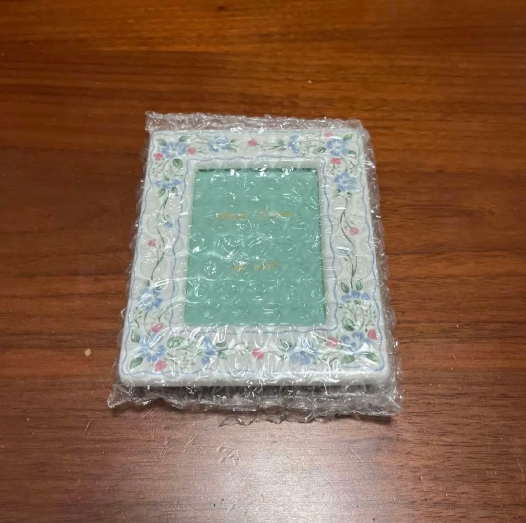 【おまとめ12個入り】フォトフレーム□型 写真立て　陶器