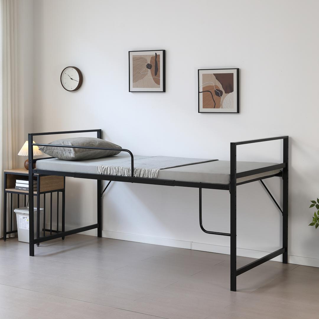 超人気✨！【高さ110cm】ロフトベッド 収納 北欧風 一人暮らしBLACK