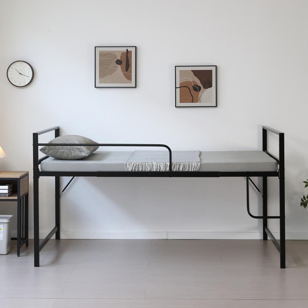 超人気✨！【高さ110cm】ロフトベッド 収納 北欧風 一人暮らしBLACK