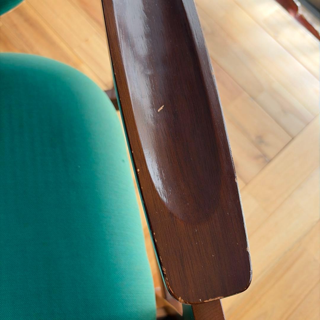 70s オールドカリモク ロビーアームチェア ミッドセンチュリー モダン