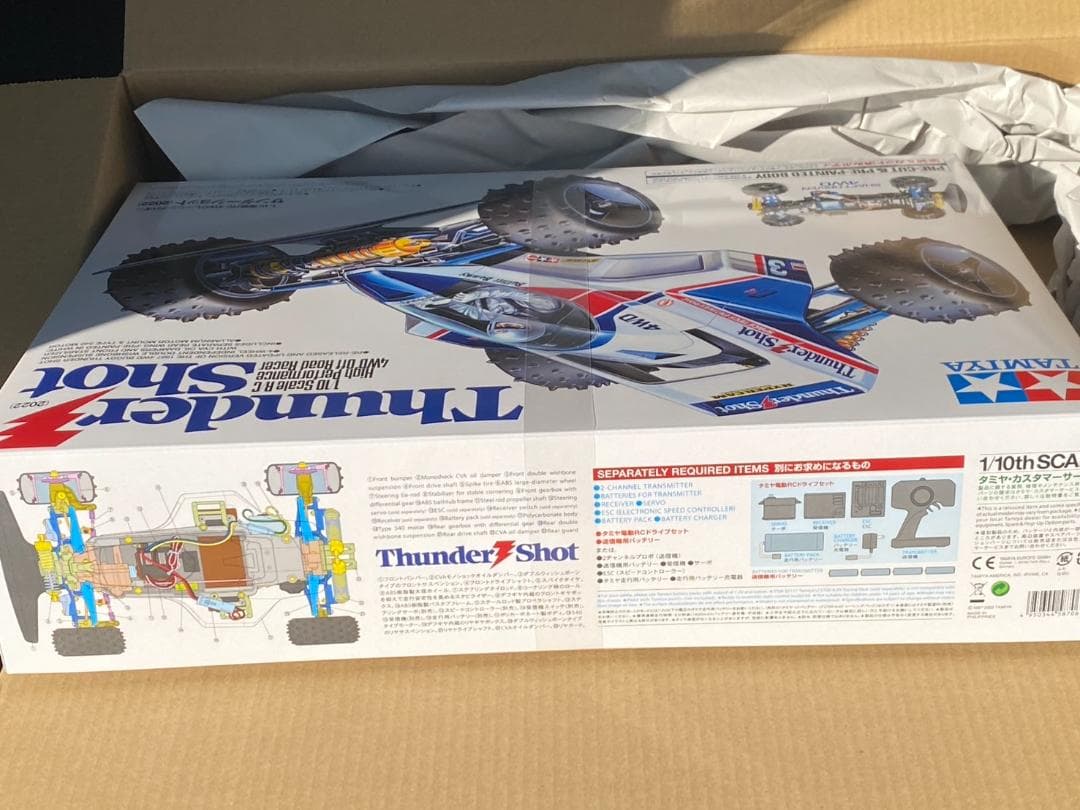 【未開封】タミヤ1/10 電動RC4WDレーシングバギー《サンダーショット》