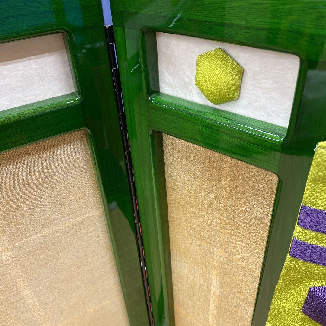 鎧兜飾り台★屏風セット★展示品5-16