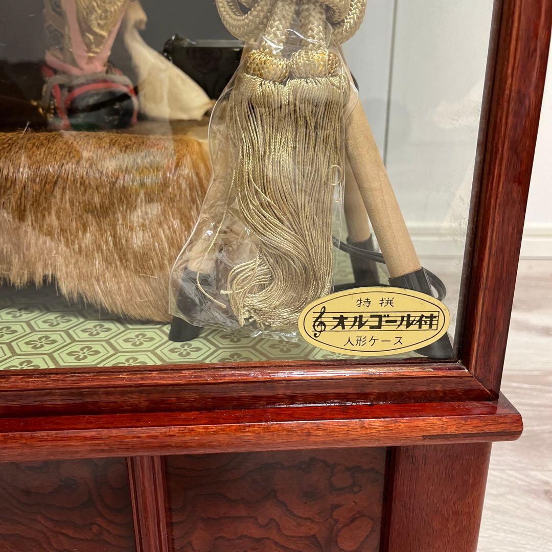 美品　五月人形　兜　鎧兜　五月端午節句人形鎧兜飾り　オルゴール付き　節句