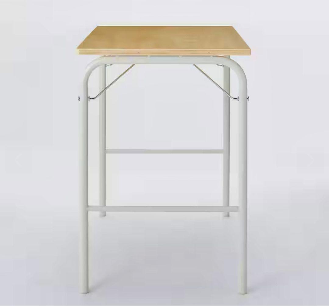 【現地引取OK】MUJI 折りたたみ式テーブルと椅子セット