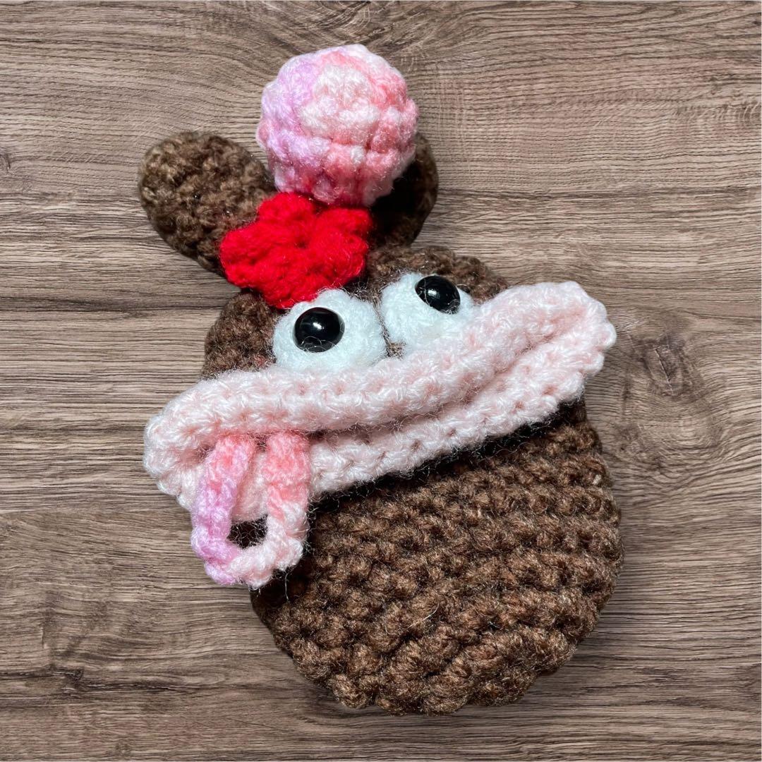 かぎ針編み パクパクモンスター キーケース うさぎ 2種おまとめ