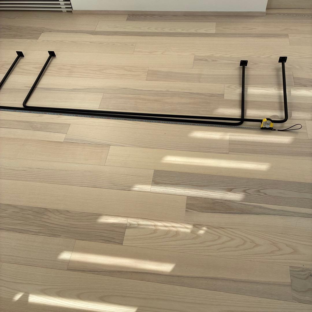 2本セット　サンワカンパニー　ラック　鉄製　洗濯物干し　天井付け