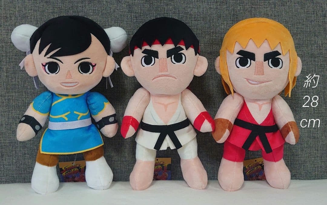 ストリートファイターⅡ ぬいぐるみ 全12種 コンプリート ラウンドワン