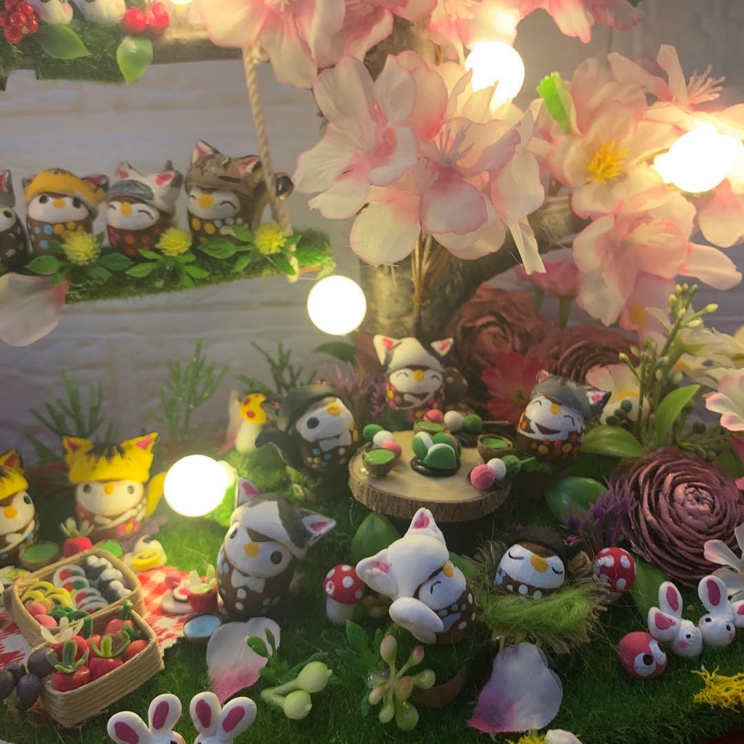 どんぐりアート♡桜満開BIGオブジェ♡