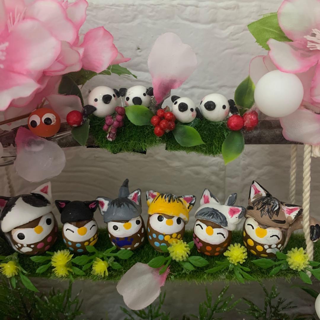 どんぐりアート♡桜満開BIGオブジェ♡