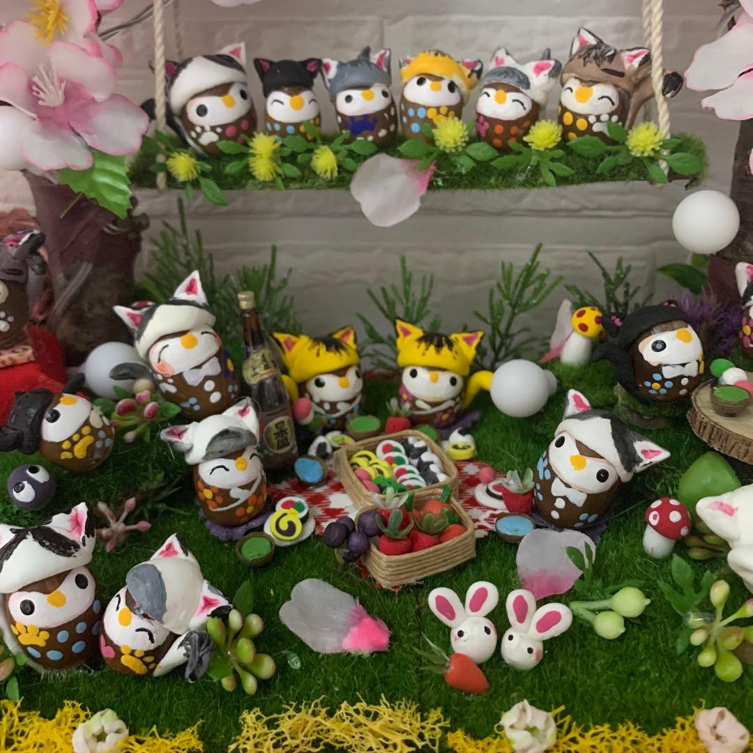 どんぐりアート♡桜満開BIGオブジェ♡