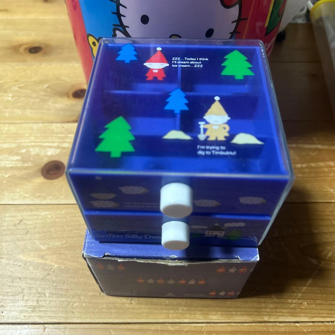 昭和レトロ】 サンリオ セブンシリードワーフ 引き出し 収納ボックス