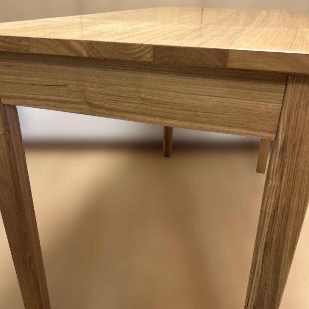 【極美品】無印良品 タモ材デスク 学習机 木製机 引き出し付