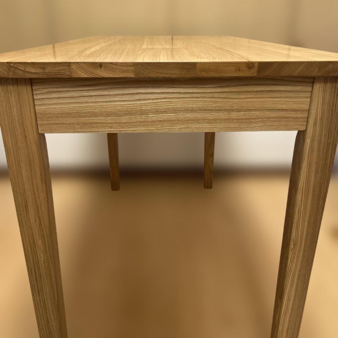 【極美品】無印良品 タモ材デスク 学習机 木製机 引き出し付