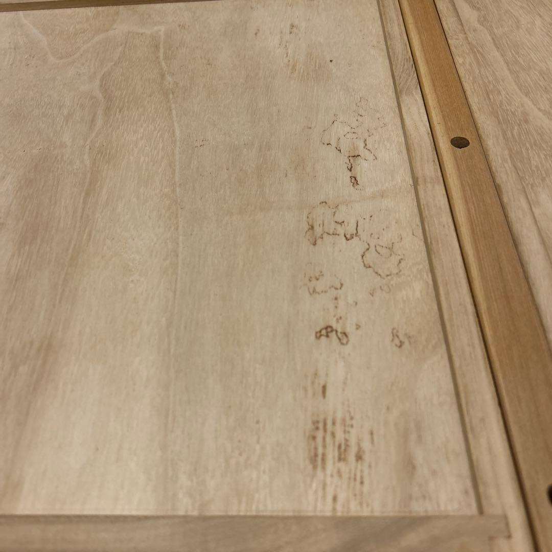 【極美品】無印良品 タモ材デスク 学習机 木製机 引き出し付