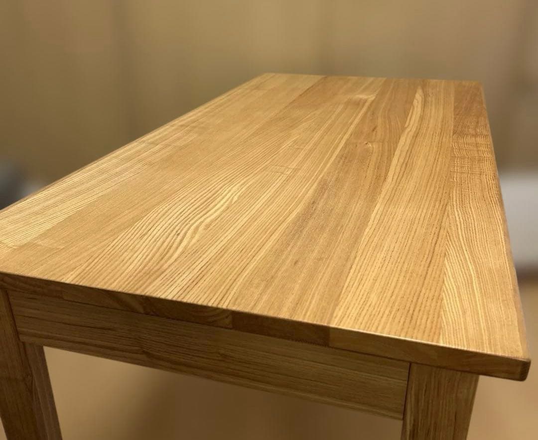 【極美品】無印良品 タモ材デスク 学習机 木製机 引き出し付