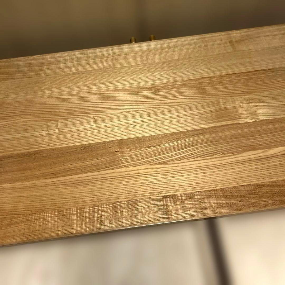 【極美品】無印良品 タモ材デスク 学習机 木製机 引き出し付