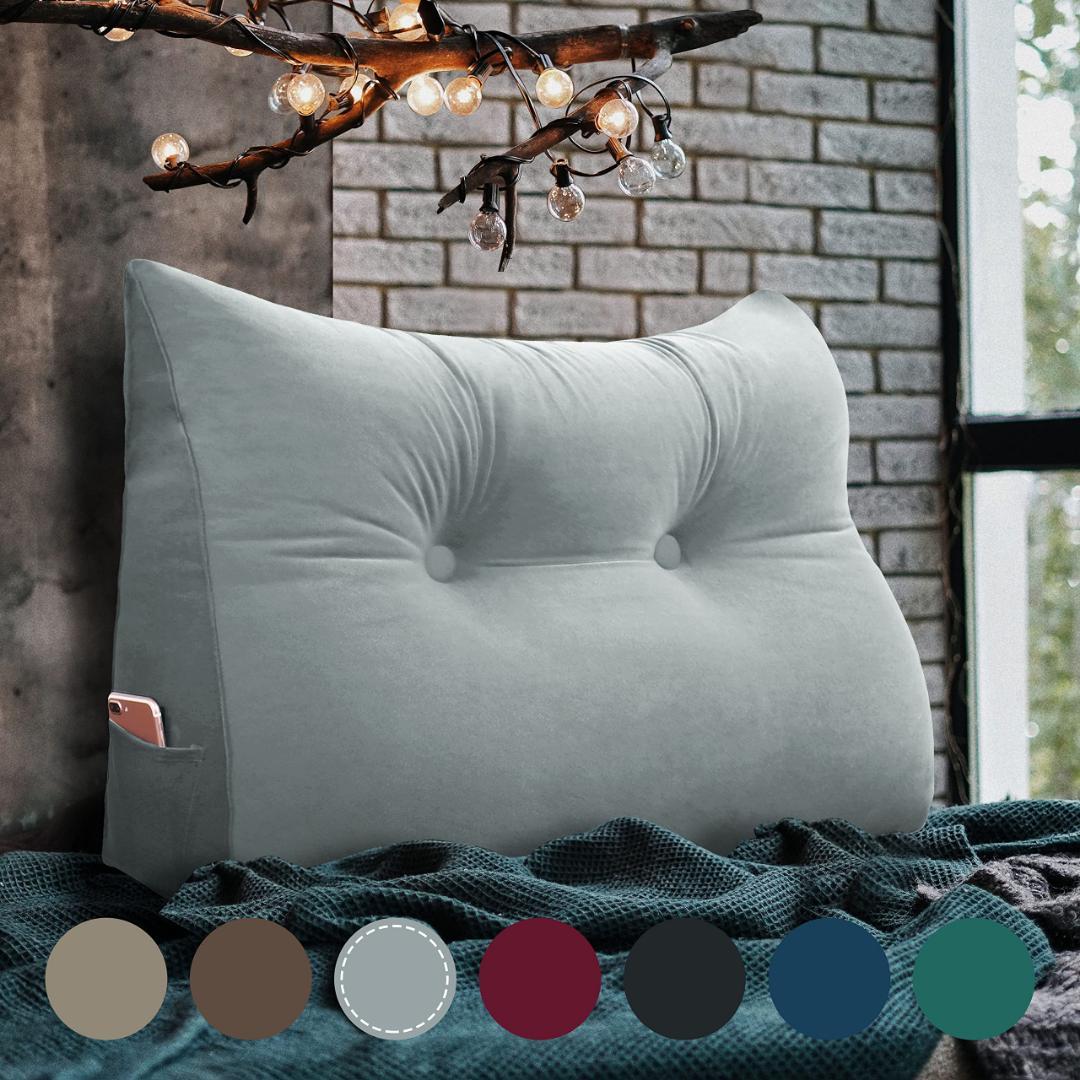 枕 サポート クッション 背もたれ 60 高級感のある