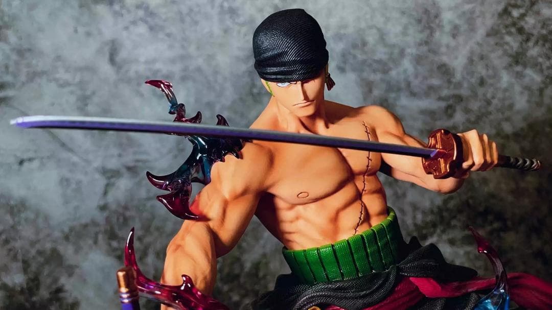 ワンピース ロロノア・ゾロ フィギュア ガレージキット LXスタジオ 黒