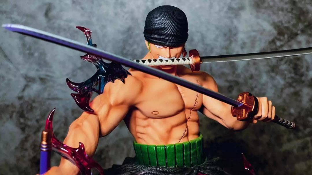 ワンピース ロロノア・ゾロ フィギュア ガレージキット LXスタジオ 黒