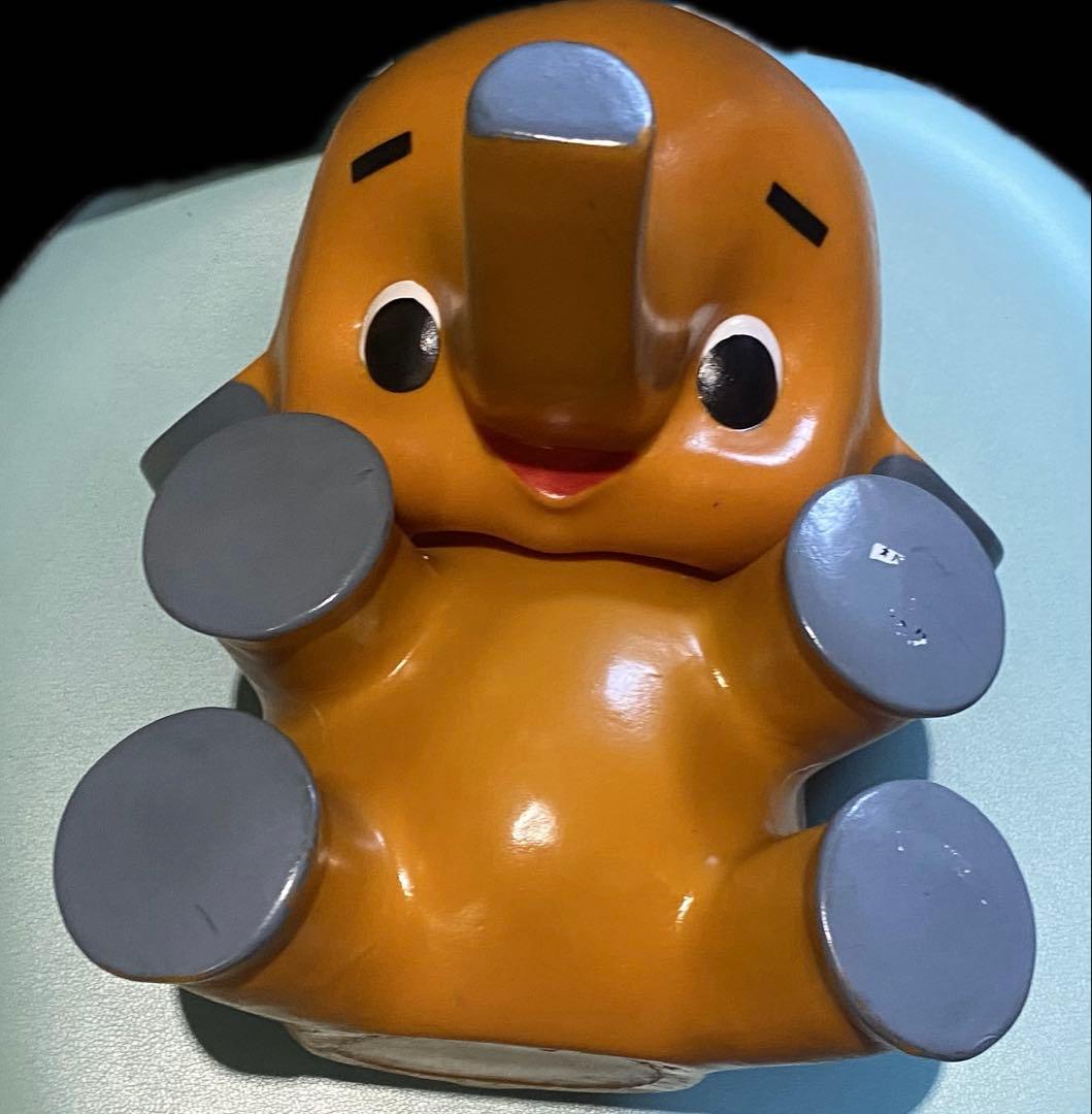 【★激レア★】非売品　サトちゃん　27㎝　昭和レトロ　ソフビ　ノベルティ