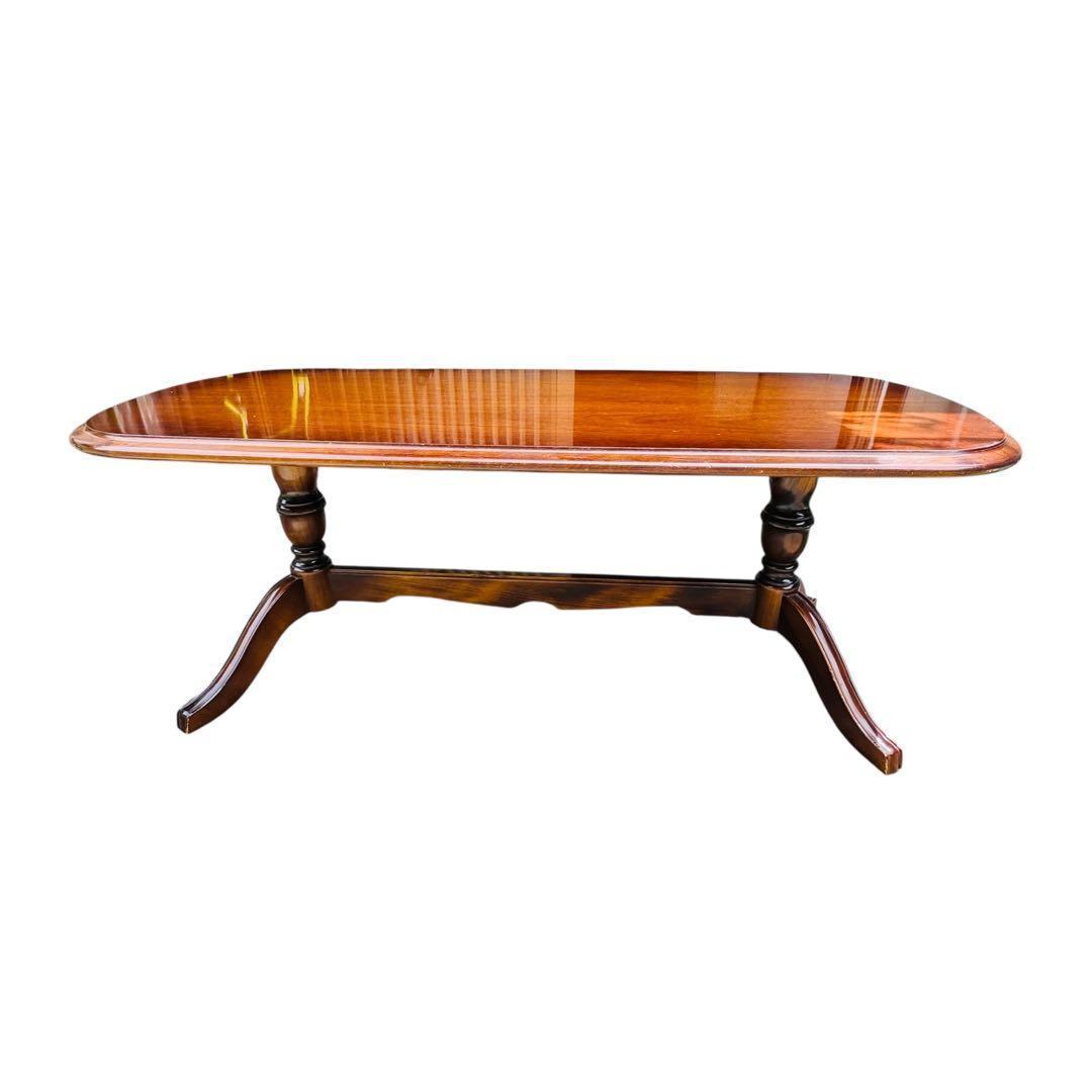 カリモク家具 コロニアル センターテーブル アンティーク