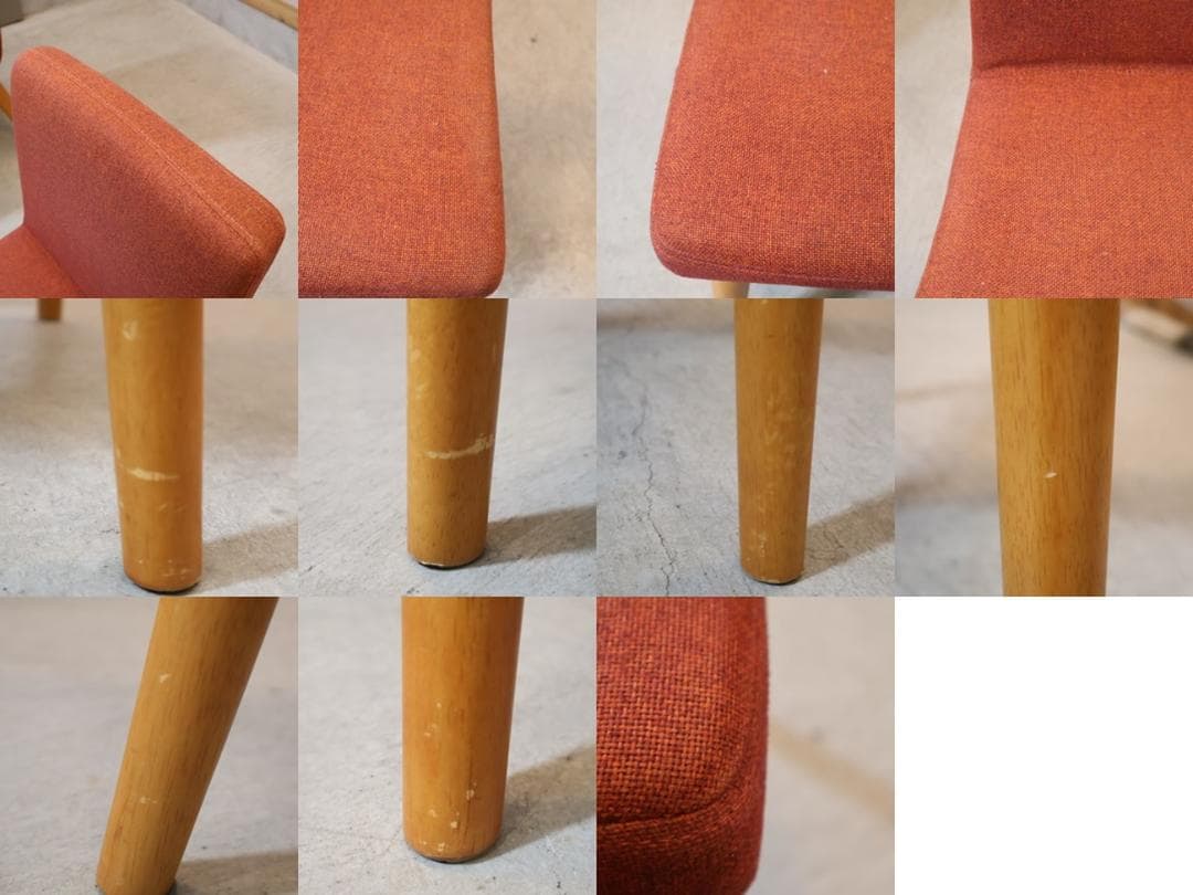 unico ウニコ Russell ダイニングチェア 2脚セット サイドチェア