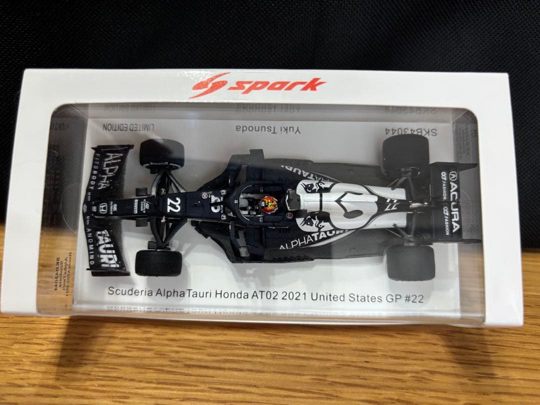 特注 スパーク 1/43 アルファタウリ ホンダ AT02 角田裕毅 ACURA
