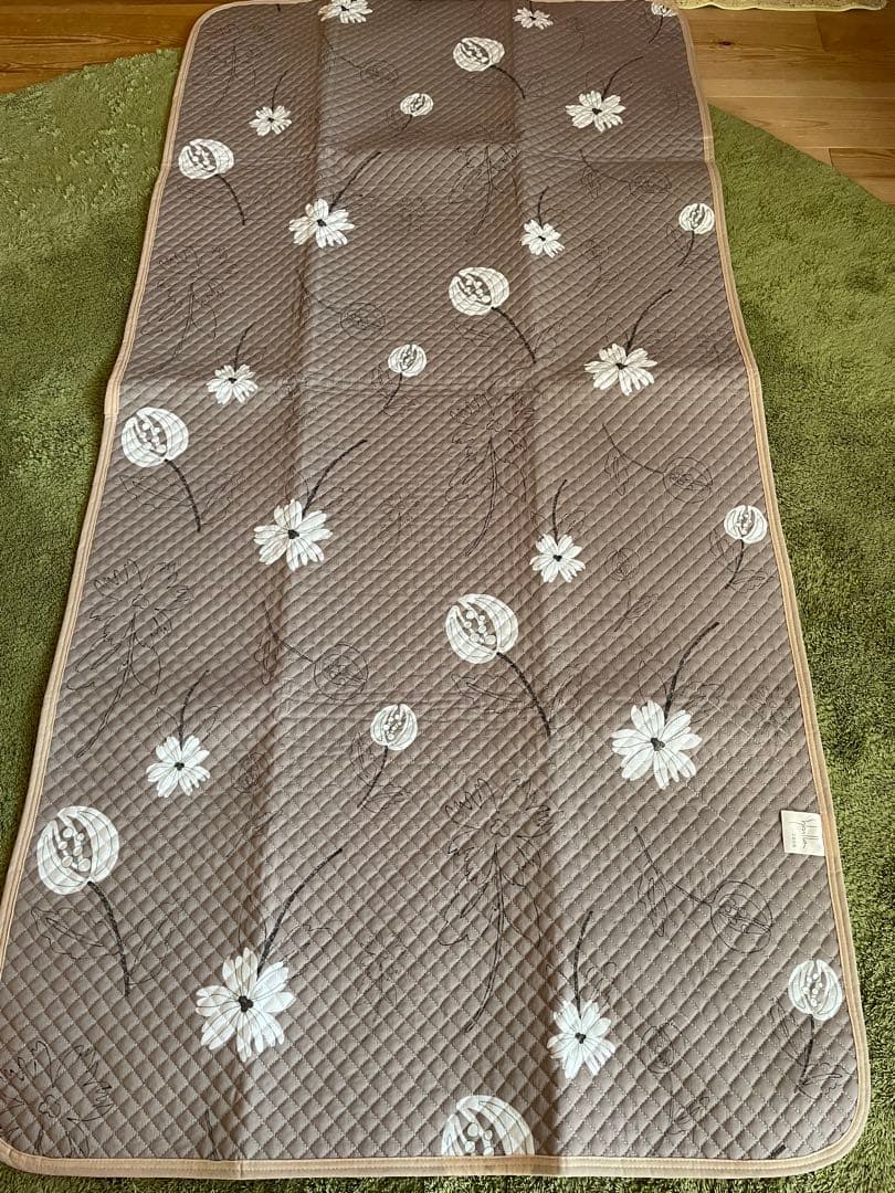 2枚セット【シビラ】ポコポコ敷パッド　100×205 リブレ　ピンク　グレー